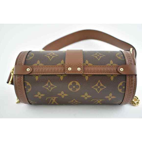 Louis Vuitton Papillon Trunk Brown Monogram Chain Crossbody Shoulder Bag M57835 - Picture 9 of 12